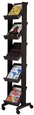 Produktbild von Paperflow Prospektständer Corner 259N.01 5Fächer schwarz