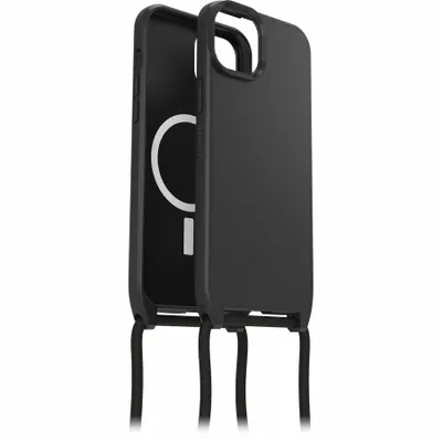 Produktbild von OtterBox React Tasche Apple iPhone 15 Plus, iPhone 14 Plus Smartphone - Schwarz - Nylon, Plastik Körper - Sturzsicher - Halsriemen - 165,9 mm Höhe x 82,8 mm Breite x 10,7 mm Tiefe