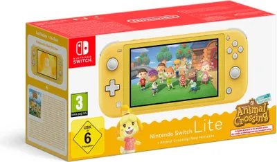 Produktbild von Switch Lite Console Tiere Kreuzung Gelb  Nintendo