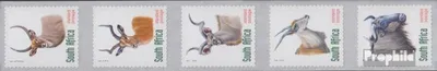 Produktbild von Briefmarken Südafrika 1998 Mi 1150BA-1154BA Fünferstreifen (kompl.Ausg.) postfrisch Einheimische Tiere