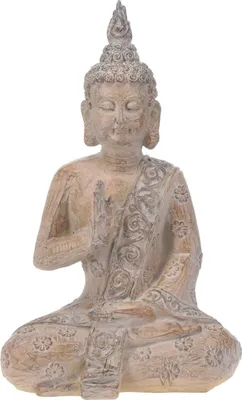 Produktbild von Buddha - H 40 cm - Braun - Kunststein