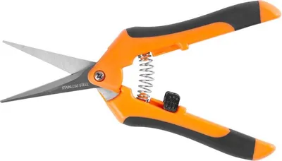 Obrázek produktu pro Nůžky Strend Pro, ruční nůžky, zahradnické nůžky, nůžky na květiny, rostliny a větve, oranžové