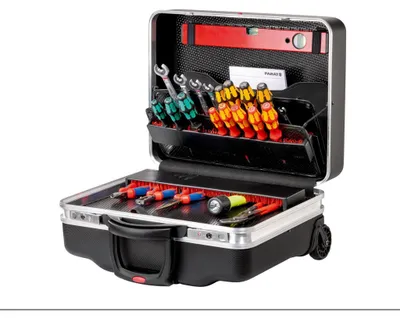 Obrázok produktu pre Parat Werkzeugkoffer Classic KingSize Roll neo TSA Lock CP-7 (Werkzeugtafeln, CP-7 Steckfächer, Bodenschale frei unterteilbar, Dokumentenfach, ohne Werkzeug) 789570171