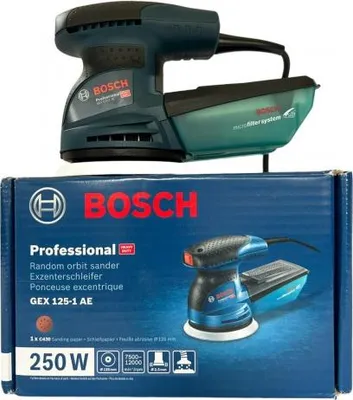Produktbild von Bosch GEX 125-1 AE, 1.3 kg, 250 W ohne Koffer