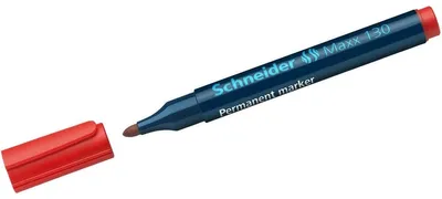 Produktbild von Permanentmarker 130 mit Rundspitze 1-3mm rot