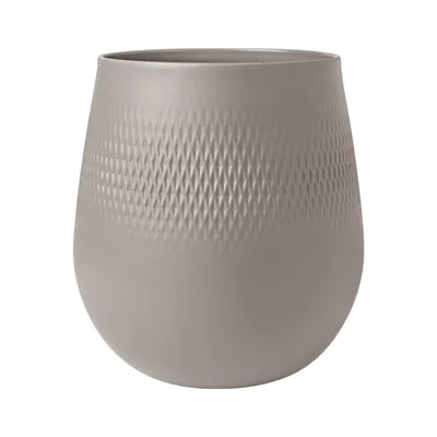 Immagine prodotto di Villeroy & Boch Manufacture Collier taupe Vaso Carré grande 20,5x20,5x22,5 cm