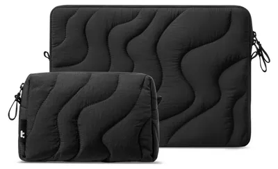 Produktbild von tomtoc 360° Gepolsterte Laptophülle für 14 Zoll MacBook Pro M5/M4/M3/M2/M1 – Schwarz, Größe 16 Zoll für MacBook Pro 16