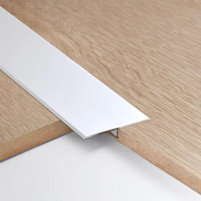 Productafbeelding van Aluminium T-profielen voor vloerovergangen - 6 cm x 0,9 m - 3 stuks