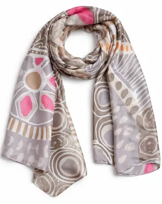 Produktbild von Schal Holanda XL Satin Schal in sommerlichem Look von collezione alessandro
