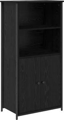 Zdjęcie produktu dla Highboard Czarny Dąb 62 x 36 x 121,5 cm Materiał drewnopochodny