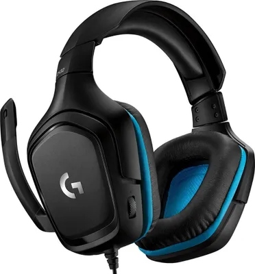 Produktbild von Logitech G 981-000770, Kabelgebunden, Gaming, 20 - 20000 Hz, 280 g, Kopfhörer, Schwarz, Blau