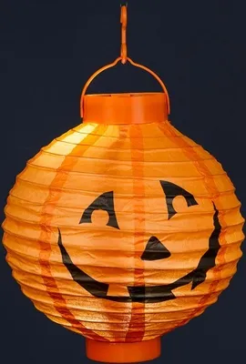 Produktbild von LED Halloween Lampion Kürbis Batteriebetrieb innen 35713