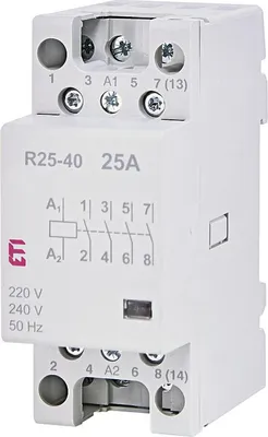 Obrázok produktu pre Stýkač modulárny ETI R25-40 25A 230V AC 002462310 4pol 2moduly