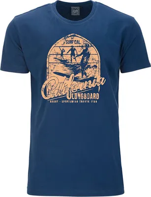 Produktbild von Übergrößen T-Shirt California Longboard beige AHORN SPORTSWEAR alpine blue 6XL