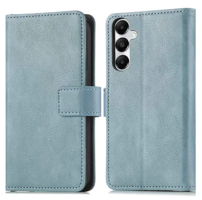 Imagen del producto de Funda Tipo Libro de Lujo para Samsung Galaxy A18 (4G) / A17 (4G/5G) - Azul claro