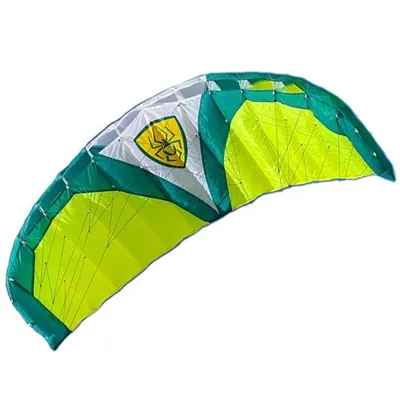 Productafbeelding van Lenkmat Spiderkites Wasabi 1.5, artikelnummer 10615, kleur: geel, afmetingen: 155 x 57 cm