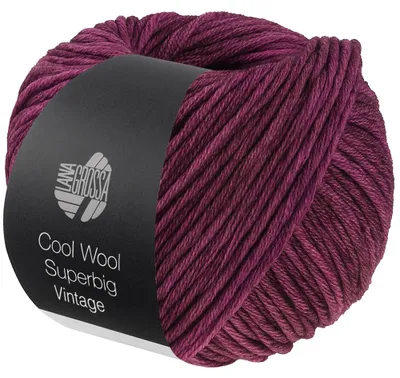 Produktbild von Lana Grossa - Cool Wool Superbig Vintage 7265 pflaume