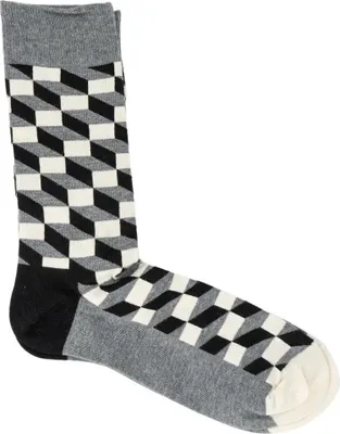 Obrázek produktu pro Happy Socks Check Pattern Elegance : Velikost - 36-40 Velikost: 36-40