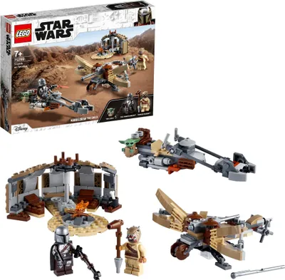 Immagine prodotto di LEGO 75299 Star Wars: The Mandalorian - Problemi su Tatooine - Set di costruzioni con personaggio di Baby Yoda il Bambino, Stagione 2, Playset
