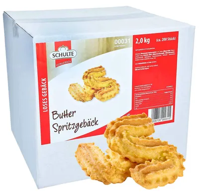 Immagine prodotto di Schulte Biscotti di pasta frolla al burro della Vestfalia cotti a forma di S 2000g