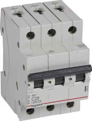 Immagine prodotto di Legrand RX3, Interruttore miniaturizzato, tipo C, IP20, 360 - 440 V