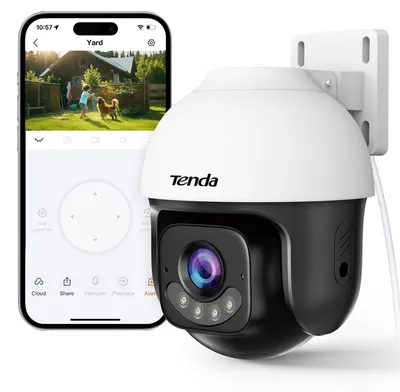 Produktbild von Tenda 5MP 3K WLAN-Überwachungskamera für den Außenbereich, CH7