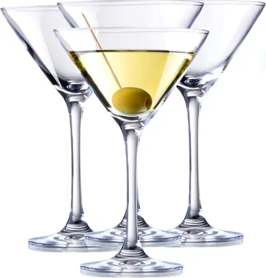 Produktbild von 4X Martini Glas Martinigläser Gläser Martinischale Cocktailglas Sekt Champagner