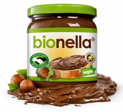 Zdjęcie produktu dla Bionella orzechowy krem nugatowy wegański 400g