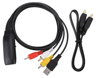 Zdjęcie produktu dla Konwerter wideo-audio, umożliwiający podłączenie urządzeń AV do telewizora HDTV, odtwarzacza DVD lub konsoli do gier, wyposażony w kabel interfejsu multimedialnego wysokiej rozdzielczości