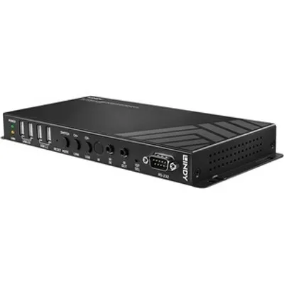 Produktbild von Lindy 38267, 3840 x 2160 Pixel, AV-Receiver, 100 m, Kabelgebunden, Schwarz, HDCP