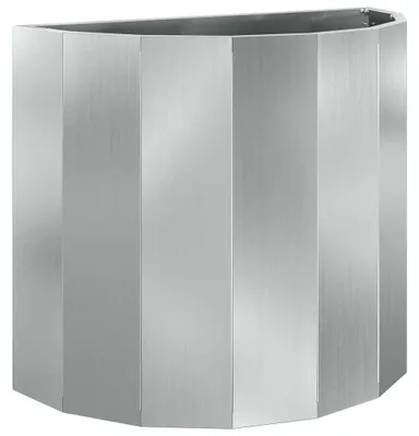 Obrázek produktu pro Moderní polokruhový květináč z galvanizované oceli