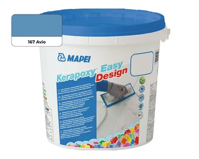 Obrázek produktu pro MAPEI® KERAPOXY Easy Design 2K 3 kg 167 avioblau Epoxidová pryskyřice pro lepení spár na obklady a dlažby