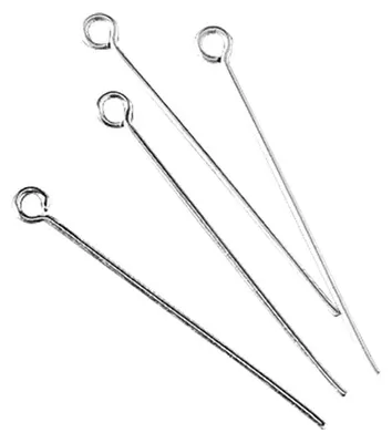 Kettelstift 0,7 mm Ø, 20 mm, 20 Stück, Platin