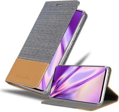 Immagine prodotto di Cadorabo Custodia per Xiaomi RedMi NOTE 10 4G / RedMi NOTE 10S Custodia protettiva in grigio Custodia per cellulare Etui Book Case Cover