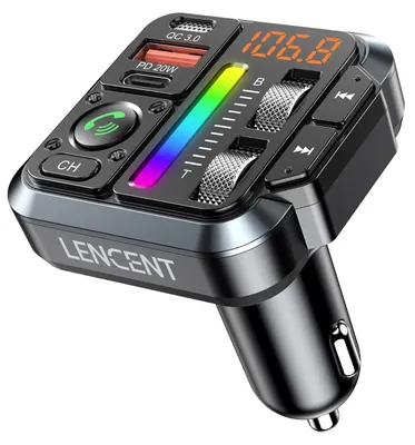 Immagine prodotto di Trasmettitore FM Bluetooth 5.3, 38W, Snellader, Bluetooth FM wireless