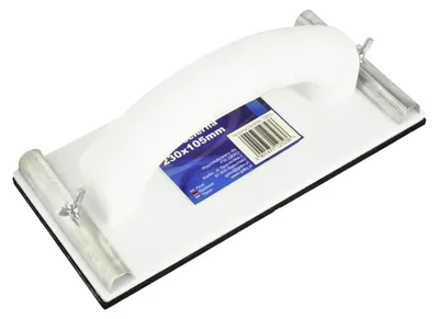 Obrázok produktu pre Držiak na brúsny papier 230 x 105mm, s kovovými klipmi a krídlovou maticou, Geko