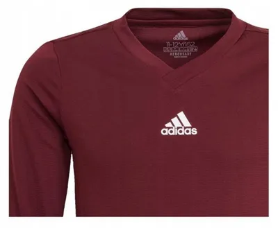 Immagine prodotto di Adidas - Maglia "Team Base" per bambini a maniche lunghe PP1324 (140) (rosso)