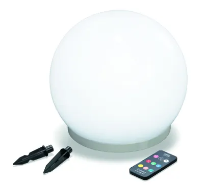 Produktbild von Solar Schwimmkugel, 25cm, 7 Lichtfarben, IR-Fernbedienung
