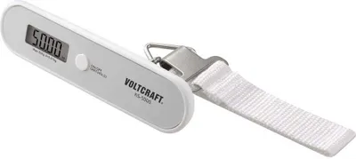 Produktbild von VOLTCRAFT KS-5000 Kofferwaage KS-5000 Wägebereich (max.) 50 kg Ablesbarkeit 10 g batteriebetrieben Grau