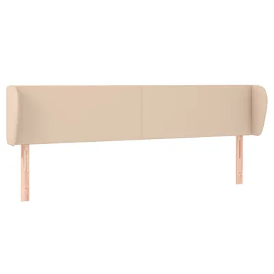 Produktbild von Kopfteil mit Ohren Cappuccino-Braun 183x23x78/88 cm Kunstleder