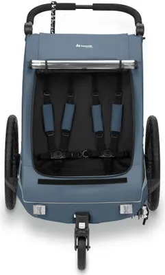 Produktbild von Hauck 2in1 Fahrradanhänger Dryk Duo Plus für 2