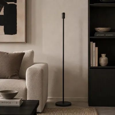 Immagine prodotto di Lampada da terra - nero - NOOR - plastica metallo - Ø 25cm - E27 - 3403ZW - Mexlite