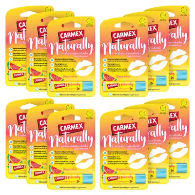 Produktbild von Carmex Naturally Lippenpflegestift Wassermelone 12x4,25 g