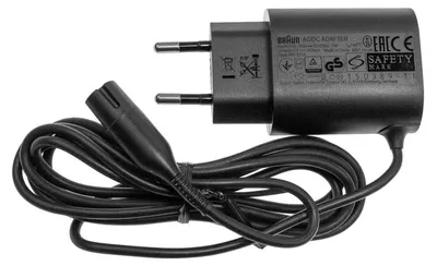 Zdjęcie produktu dla Braun 81577235 Kabel sieciowy do ładowania, wtyczka do golarek męskich Series 1/ 3/ 7/ 9 (=81615618)