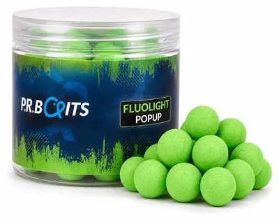 Produktbild von P.R. Baits Fluolight Pop Ups 16mm - Green 70g