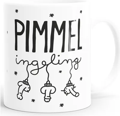 Produktbild von Weihnachtstasse mit Wortspiel – Kaffeebecher mit Weihnachtspimmel-Motiv Geschenkidee Weihnachtsbecher Lustig MoonWorks®