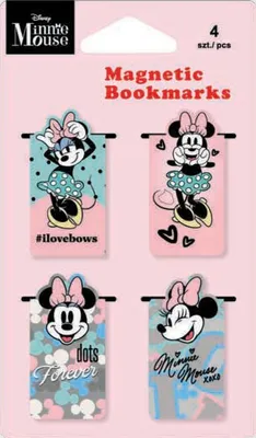 Produktbild von Minnie Mouse Magnetische Lesezeichen 4pcs Coolpack