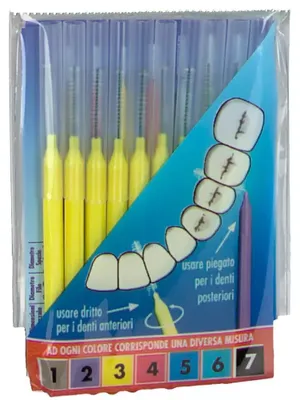 Zdjęcie produktu dla PIKDENT STUZZICOLINO, żółty, 10 sztuk