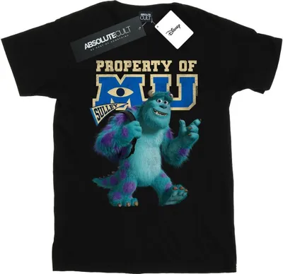 Produktbild von Disney - "Monsters University Property Of MU" T-Shirt für Damen BI48714 (XL) (Schwarz)