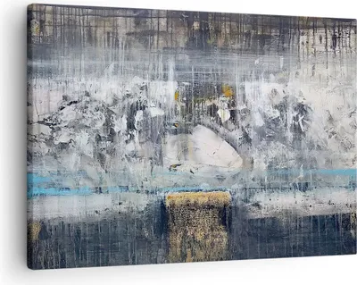 Produktbild von Bild auf Leinwand - Leinwandbild - Abstraktion modern - 70x50cm - Wand Bild - Wanddeko - Wandbilder - Leinwanddruck - Bilder - Kunstdruck - Wanddekoration - Leinwand bilder - Wandkunst - AA70x50-3474